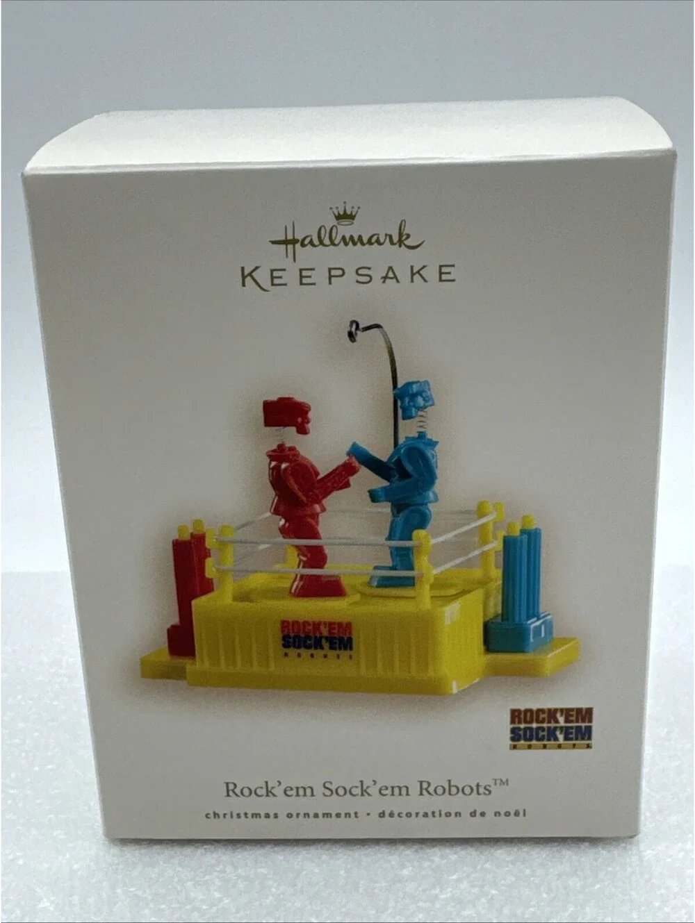 Hallmark 2007 Keepsake Rock'Em Sock'Em Robots Christmas Ornament NEW Vintage Toy